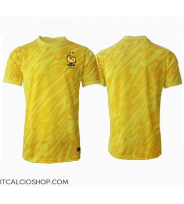 Francia Portiere Prima Maglia Europei 2024 Manica Corta